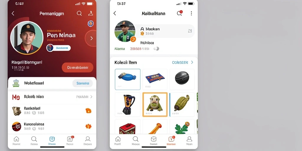 Tampilan antarmuka yang menarik dan user-friendly.