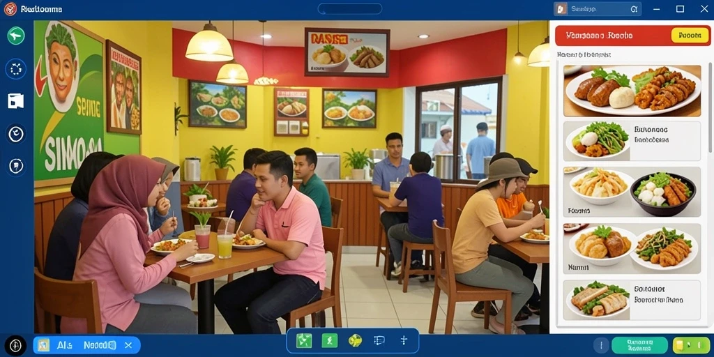 Tampilan antarmuka yang ramah pengguna.