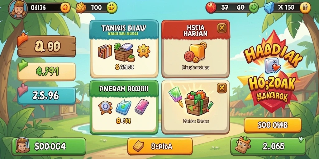 Tampilan antarmuka yang menarik dan mudah digunakan.