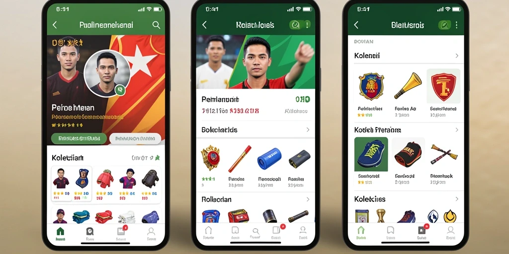 Tampilan antarmuka yang intuitif dan menarik.