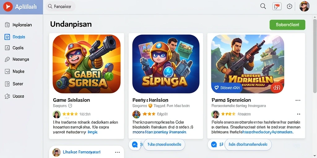 Tampilan antarmuka pengguna yang menarik.