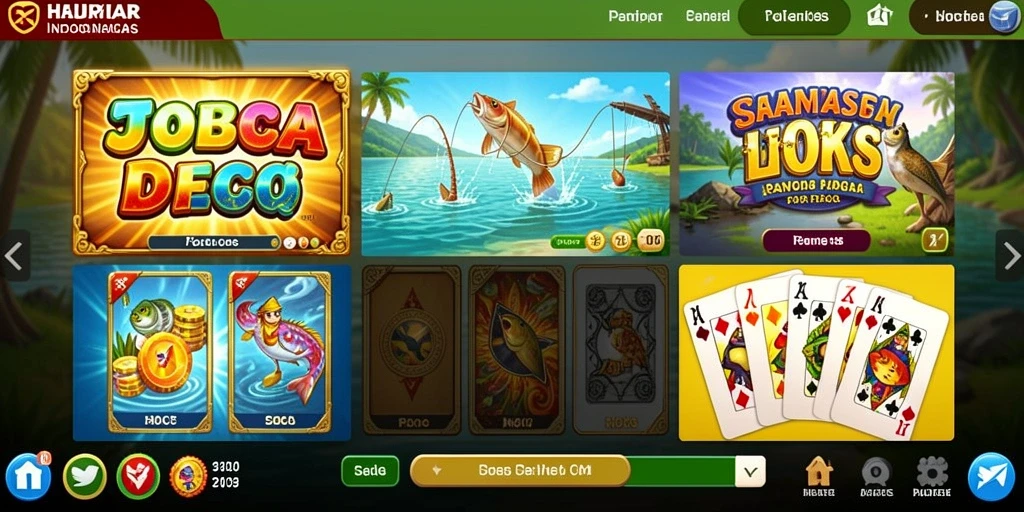 Tampilan menu utama PIONTOGEL yang menarik.